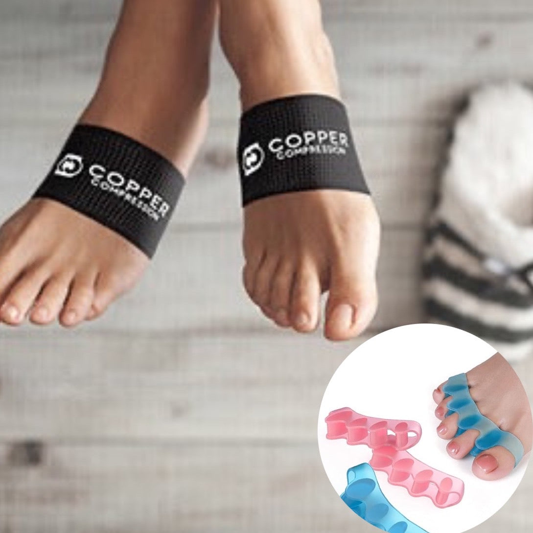 Combo Banda Fascitis Plantar + Separador de dedos