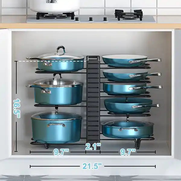 OrdenaTrastes® - Rack para organizar tus ollas, sartenes y tapas