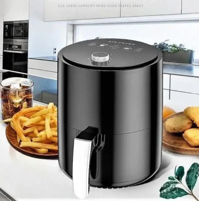 Combo Air Fryer + Accesorios (Freidora de Aire de 4 Litros + Gratis Spray de aceite y Protectores de silicona)