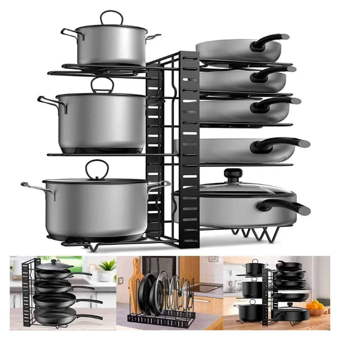 OrdenaTrastes® - Rack para organizar tus ollas, sartenes y tapas