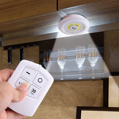 Set de 3 luces Led + control