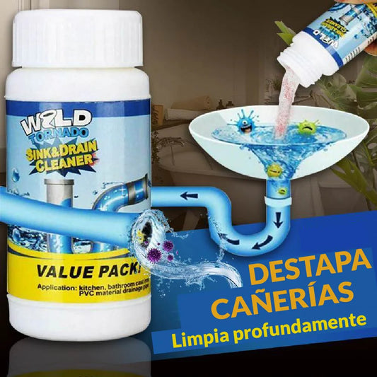 Polvo destapa tuberías sin Olor