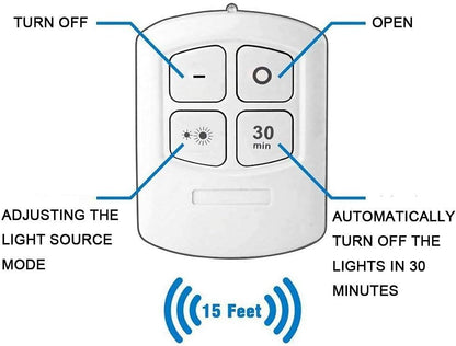 Set de 3 luces Led + control