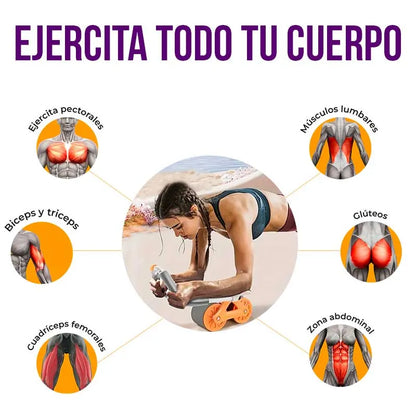 AbRoller® - Rueda de Abdominales con Temporizador